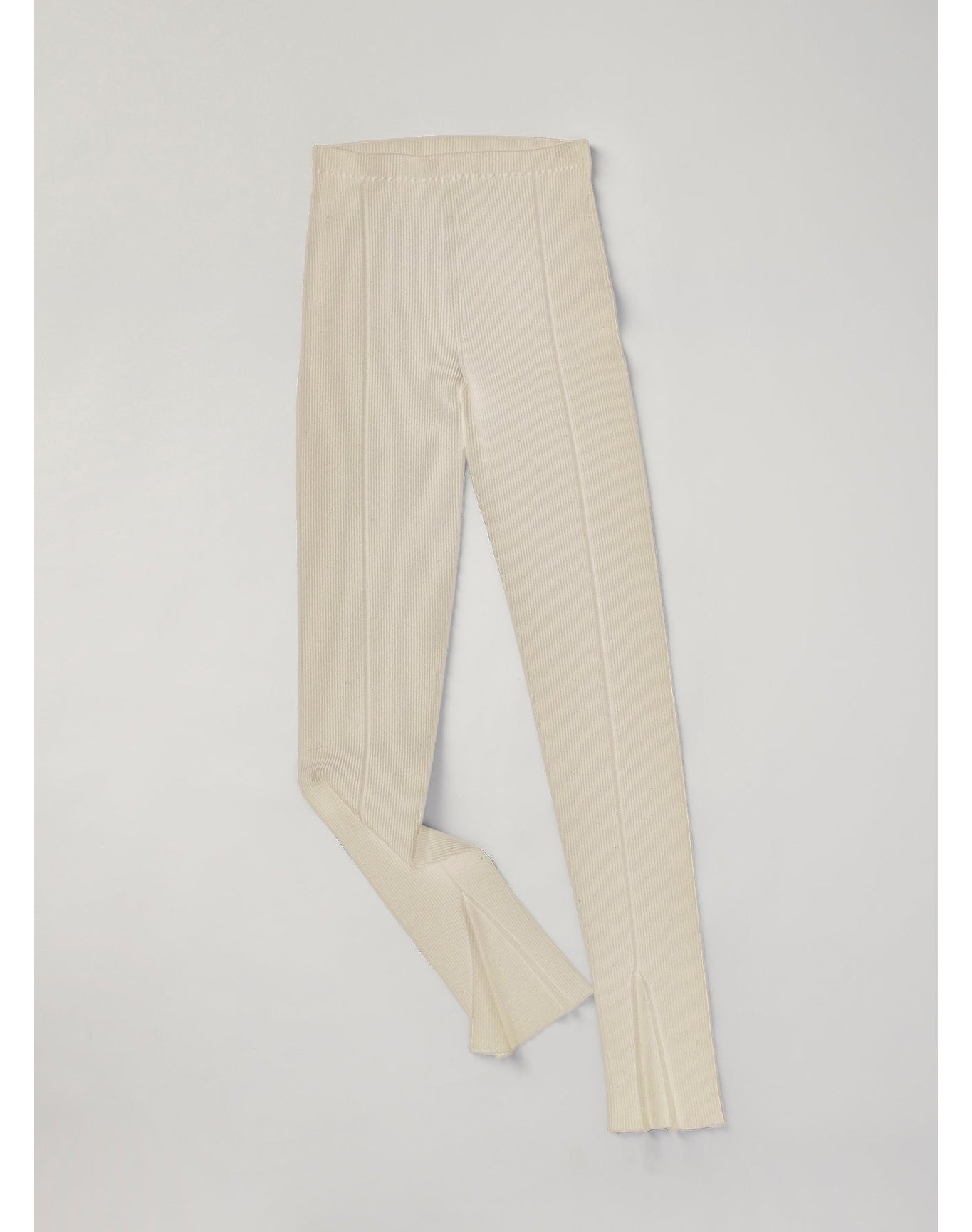 Leo Eco Stretch | Slit Leggings | Cream