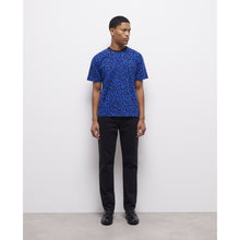 Leopard Print Shirt | Men | Blue Electric