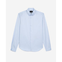 Light Blue Cotton Shirt With 'K' Monogram | Men | Sky