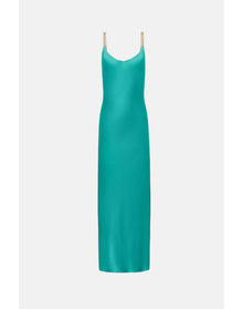 Liquid Chain Slip Dress | Lagoon