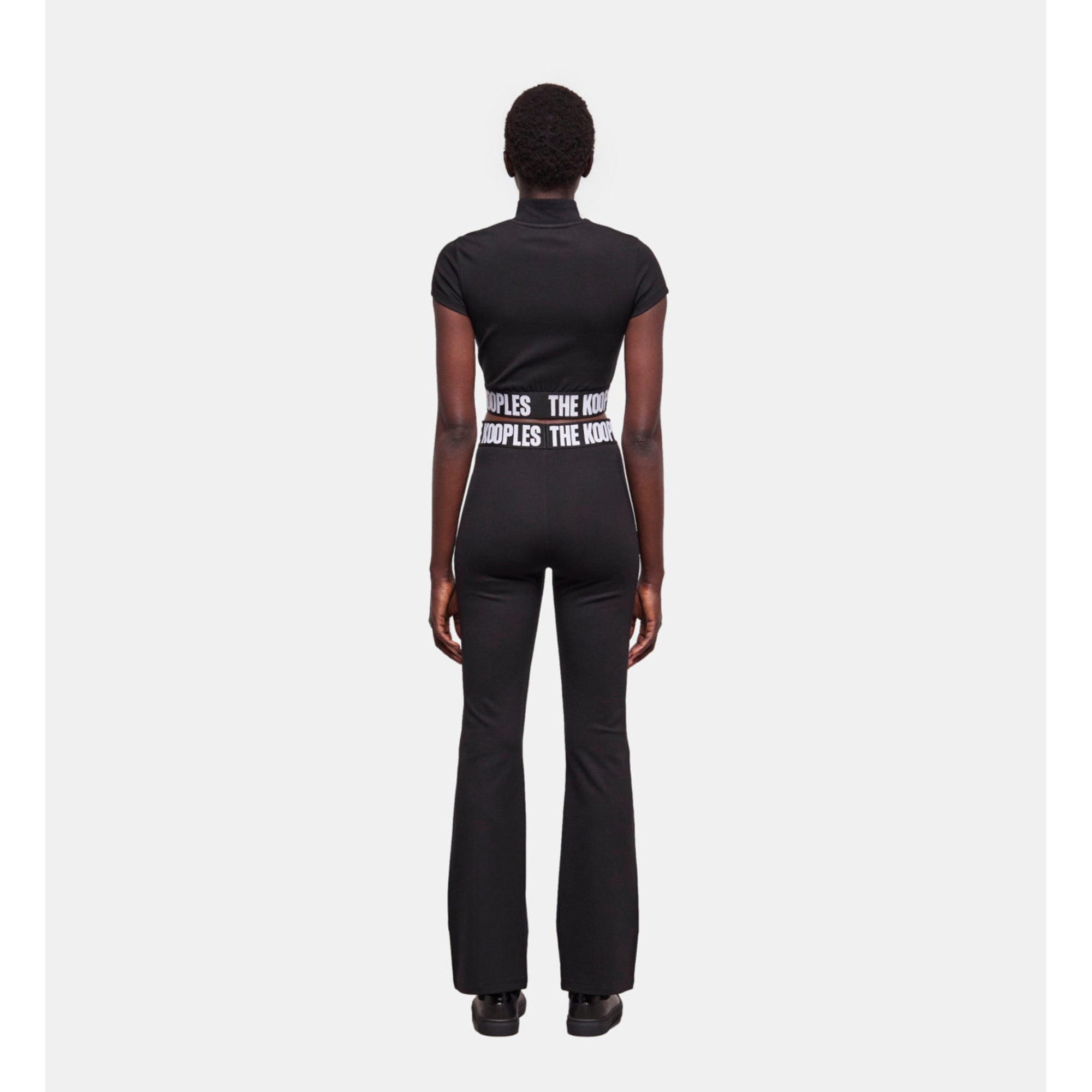 Logo Flared Pants | Women | Black