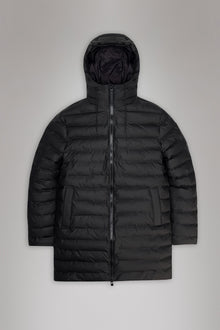 Lohja Long Puffer Jacket | Black