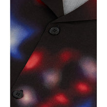 Loose Shirt With Lights Print | Men | Black Red Blue