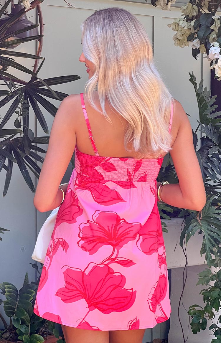 Lotus Love Affair Floral Mini Dress | Pink
