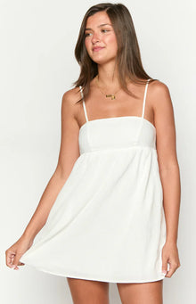 Lotus Love Affair Mini Dress | White