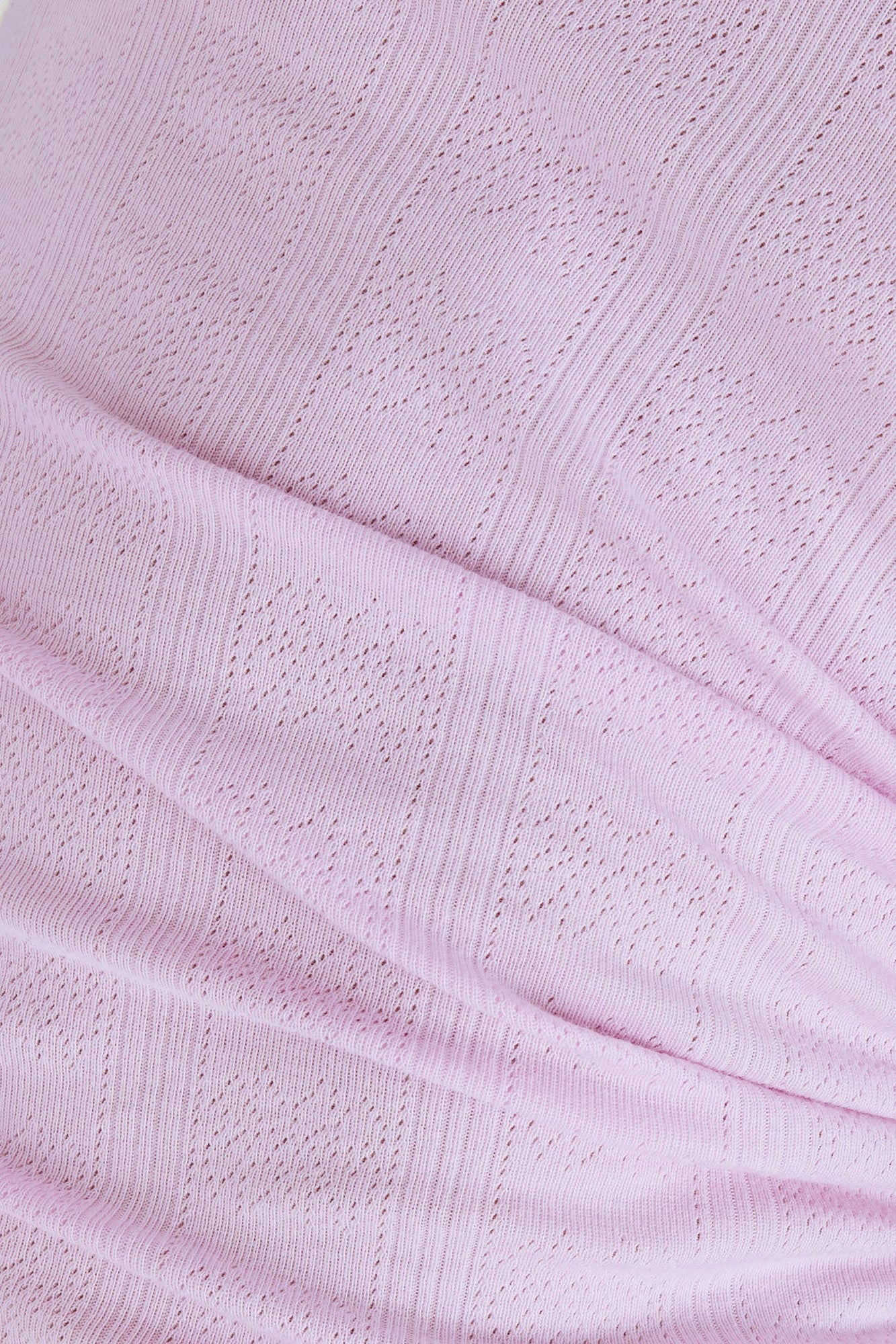Pointelle Baby Tee | Lilac