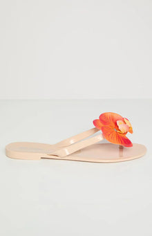 Love Me Not Floral Thong Sandals | Tan