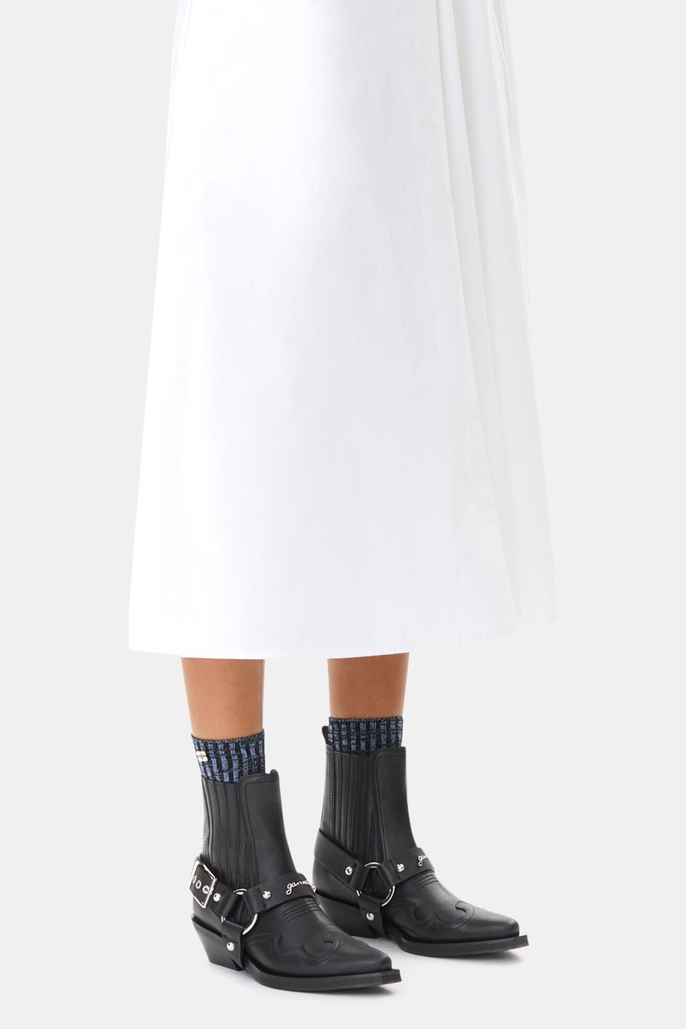 Low Cut Western Chelsea Boots | Black