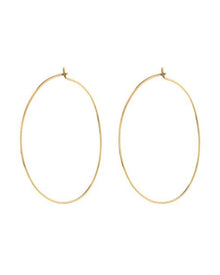 Capri Wire Hoops - Gold | Plated Gold