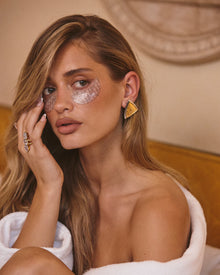 The Bianco Nero Studs | Silver/Gold