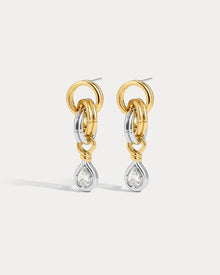 The Georgia Stone Twisted Studs | Gold/Silver
