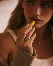 The Marais Wave Ring Set | Gold/Silver