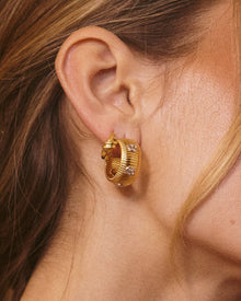 The Margaux Knot Hoops | Silver