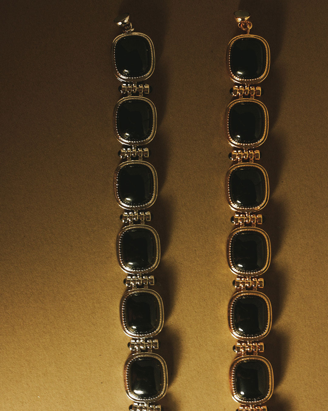 The Midnight Mesa Beaded Bracelet | Black Agate | Silver