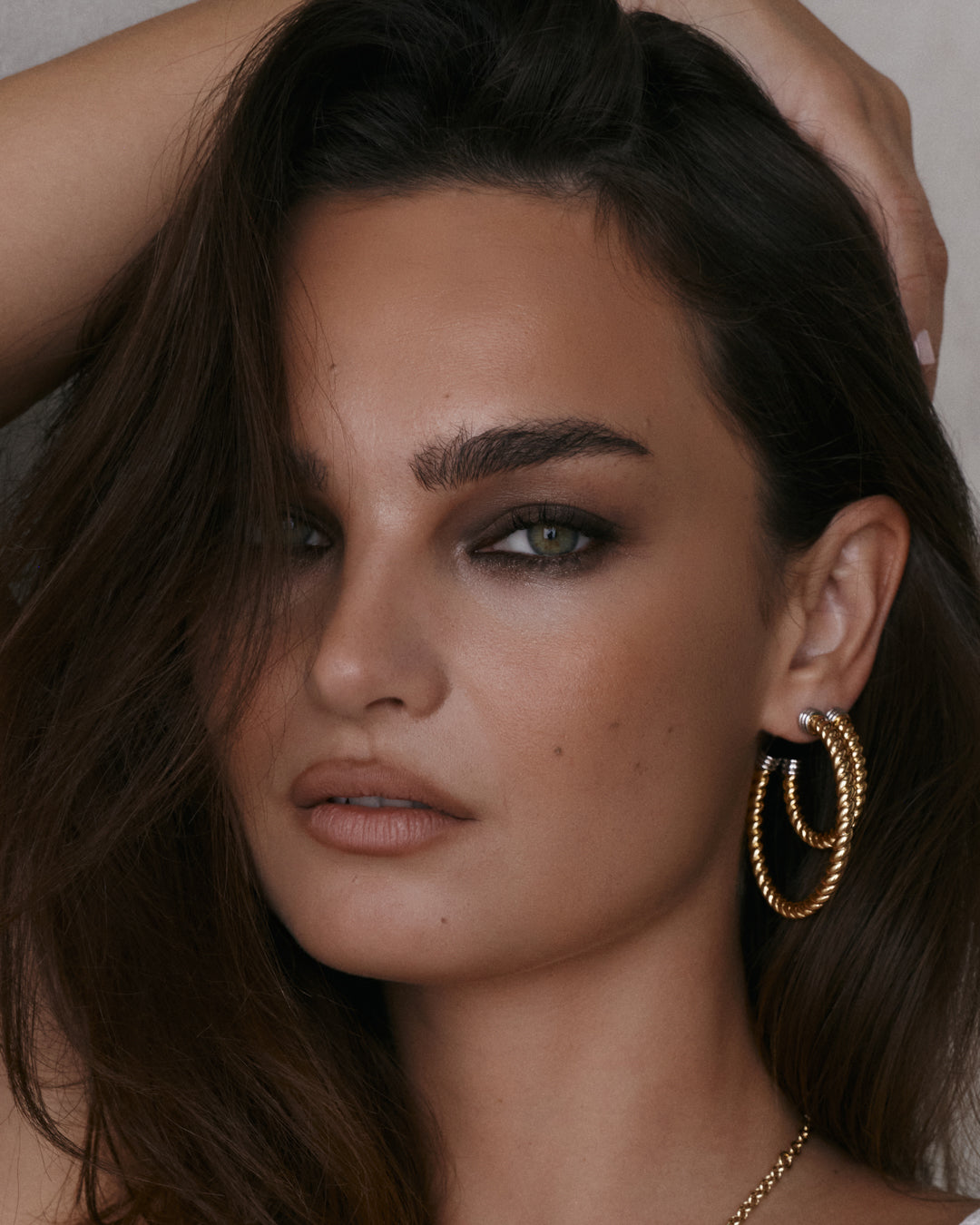 The XL Sierra Rope Hoops | Gold/Silver