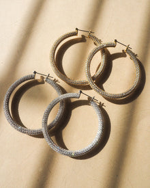 Pave Amalfi Hoops | Gold
