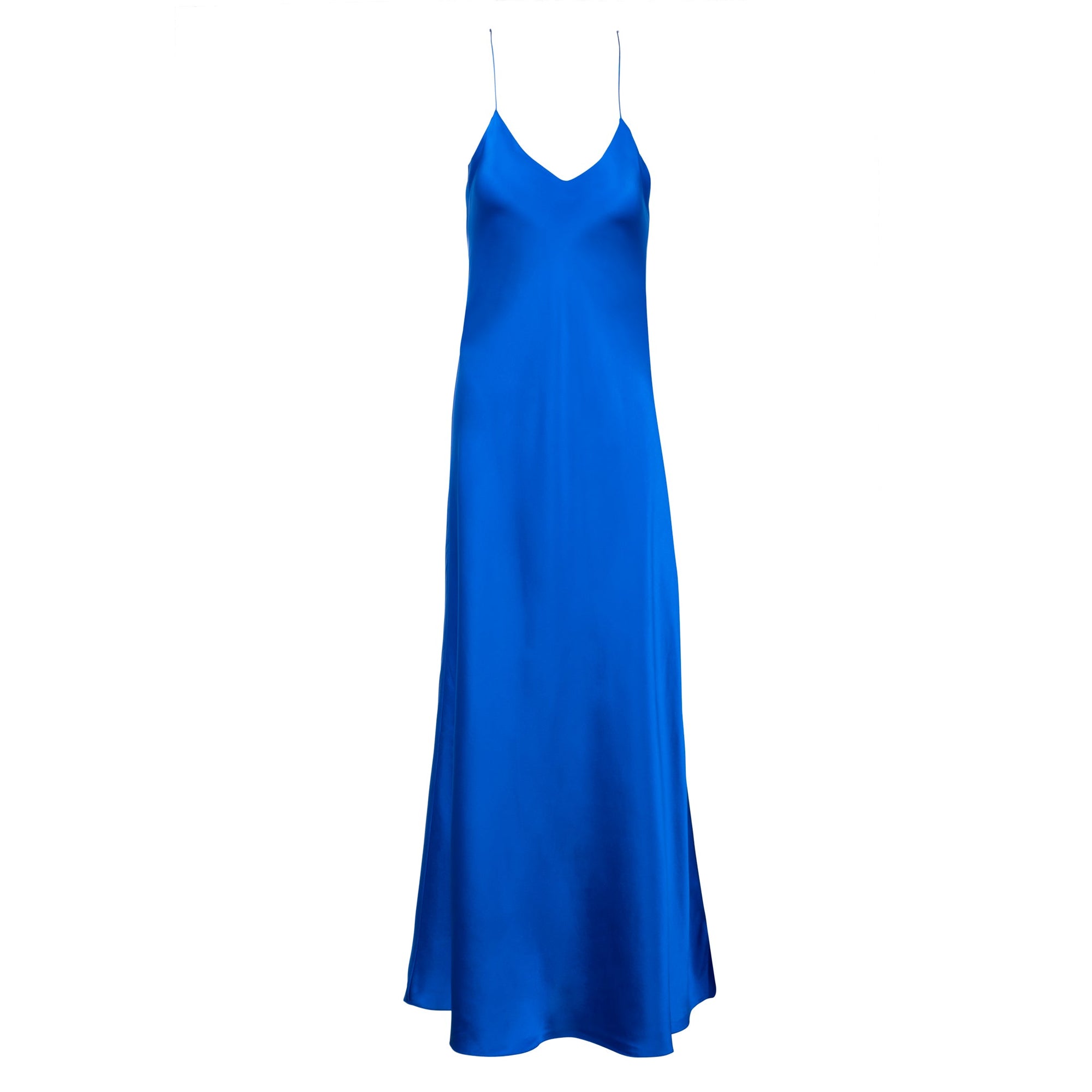 Mossy Maxi Slip Dress | Cobalt