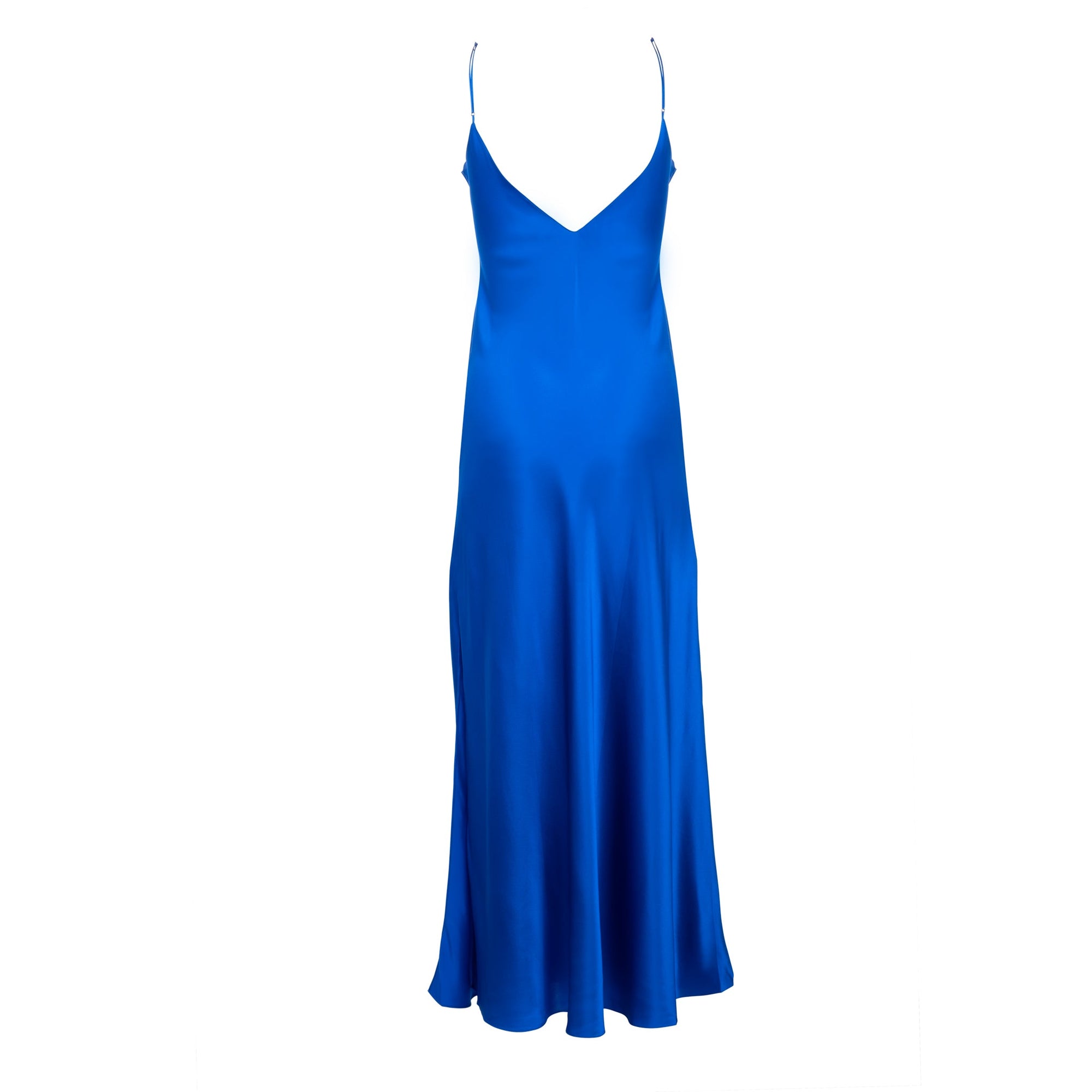 Mossy Maxi Slip Dress | Cobalt