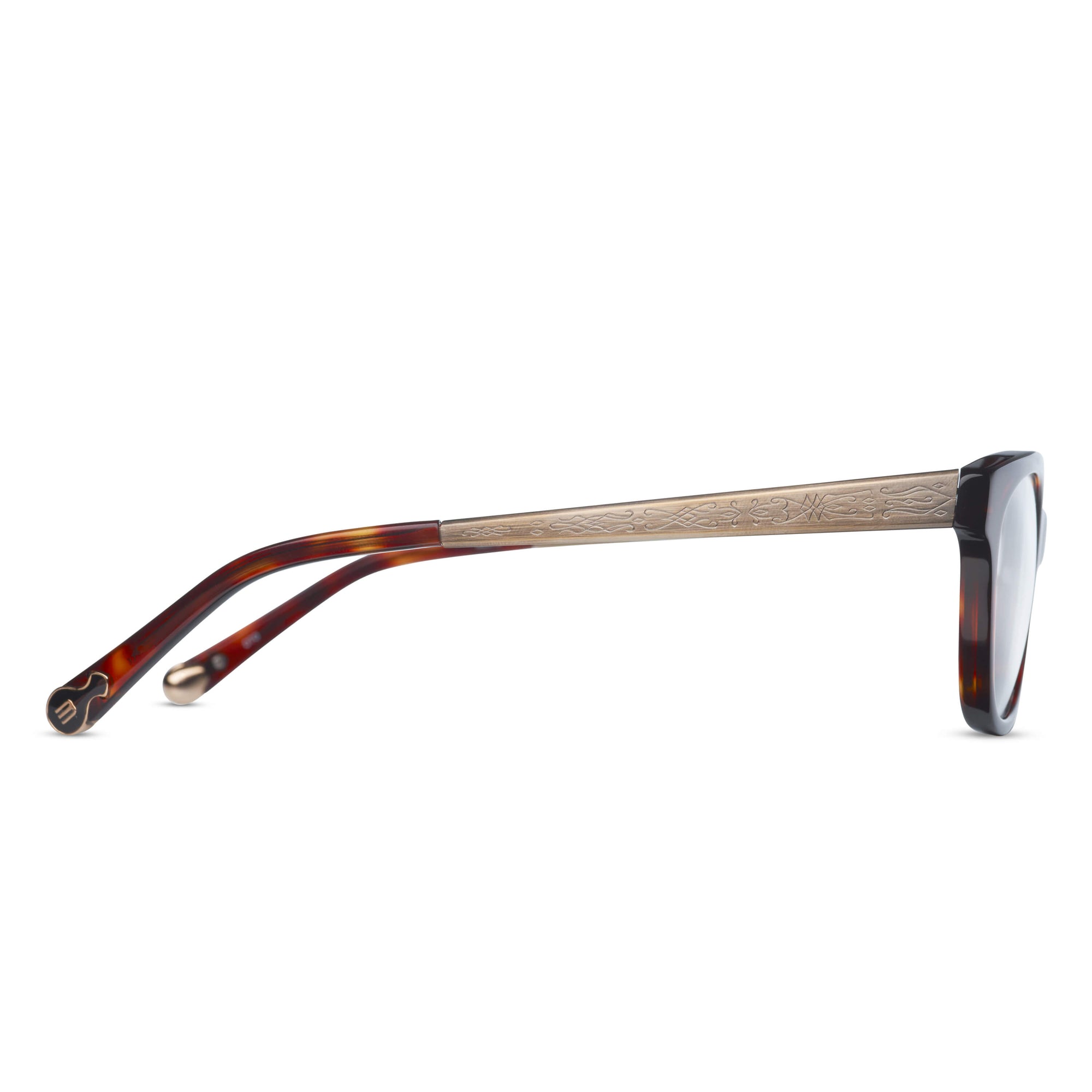 M2013 Rectangle Optical | Dark Tortoise | Clear Lens | 50MM