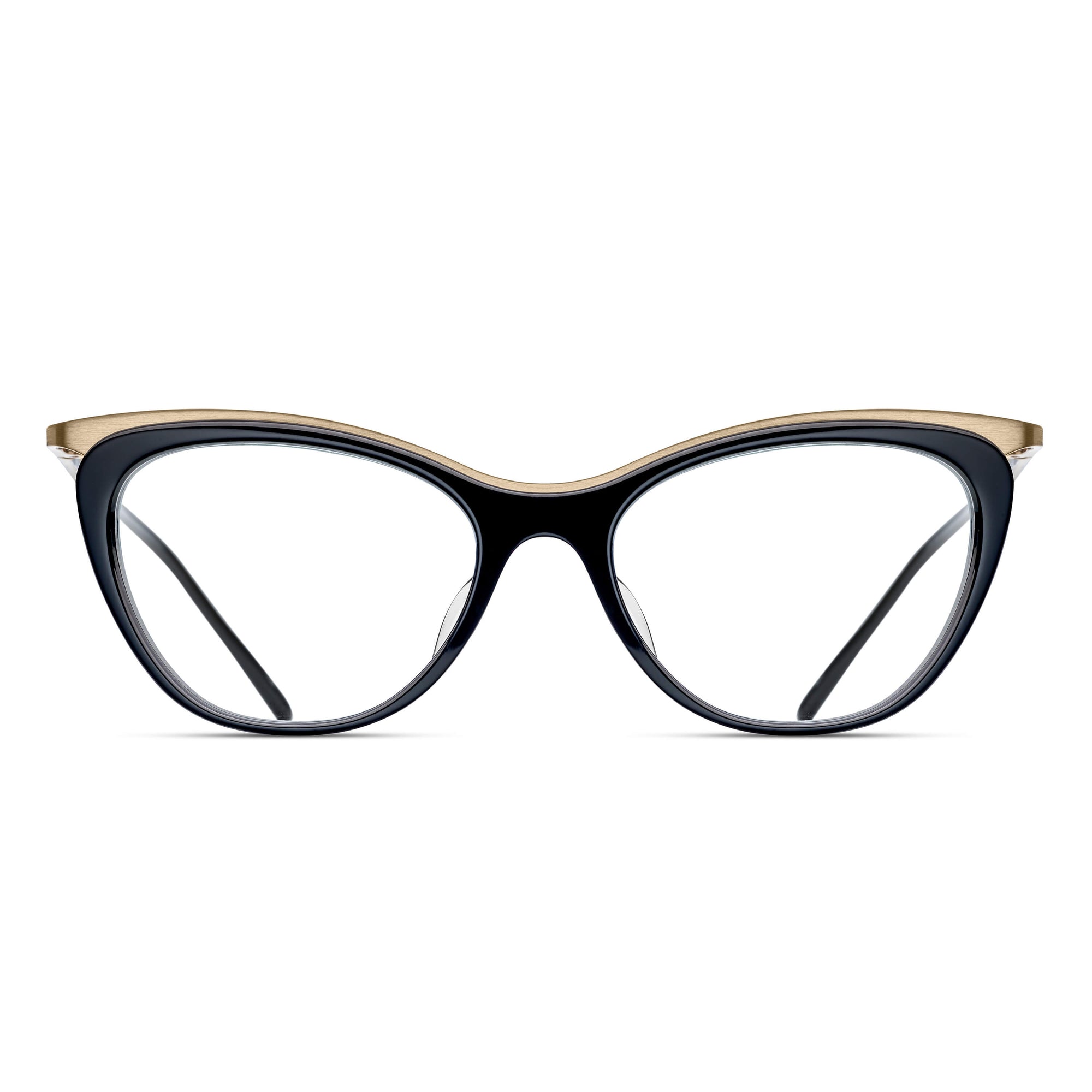 M2044 Cat Eye Optical | Black | Clear Lens | 51MM