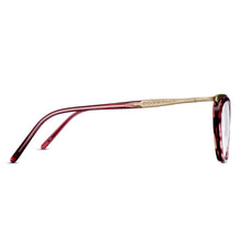 M2044 Cat Eye Optical | Matte Bordeaux Stripe | Clear Lens | 51MM