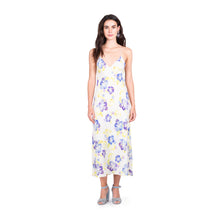 Azul Multi Hibiscus Midi Slip | Multi Watercolor