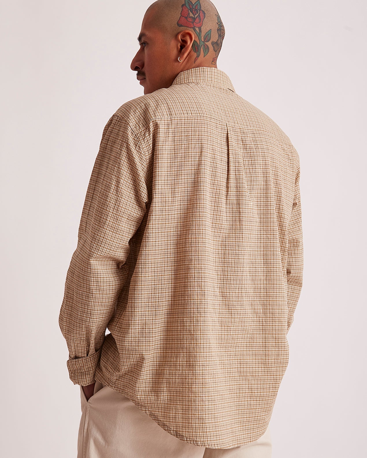 Cress Green | Luis Check LS Shirt