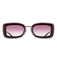 M3124 Rectangle Sunglass | Rose Gold/Bordeaux | Pink Gradient Lens | 51MM