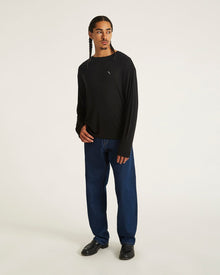 Black | Merino Jersey Standard LS Tee