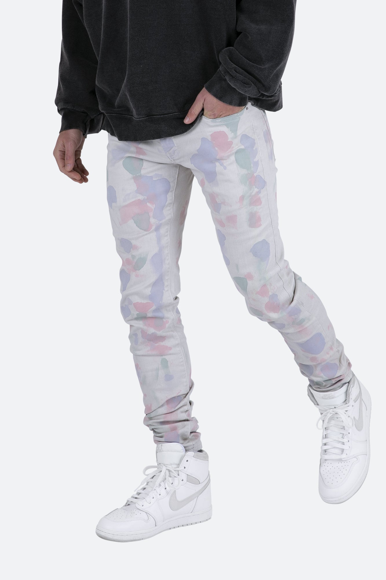 M363 Painted Slim Denim | Off White