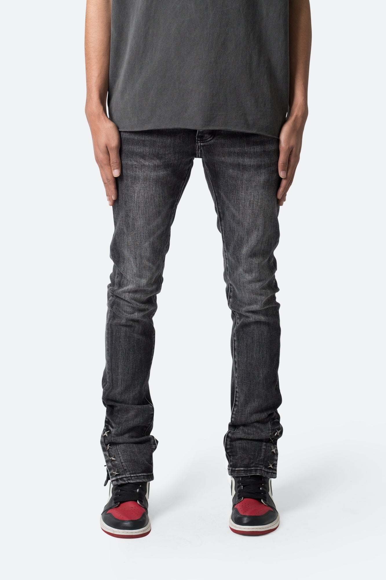 M588 Snap Slim Denim | Washed Black