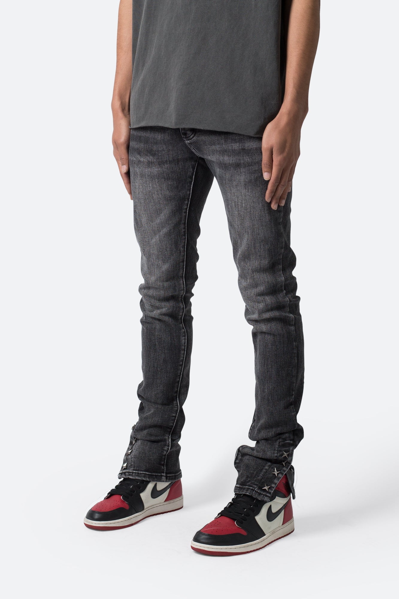 M588 Snap Slim Denim | Washed Black