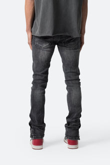 M588 Snap Slim Denim | Washed Black