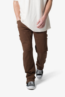 M627 Slim Work Denim | Brown