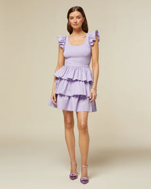 Ruffle Tank Dress | Pastel Lilac