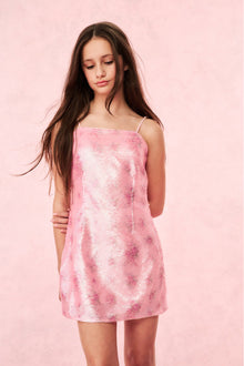 Girls Marin Sequin Mini Dress | Flamenco Pink