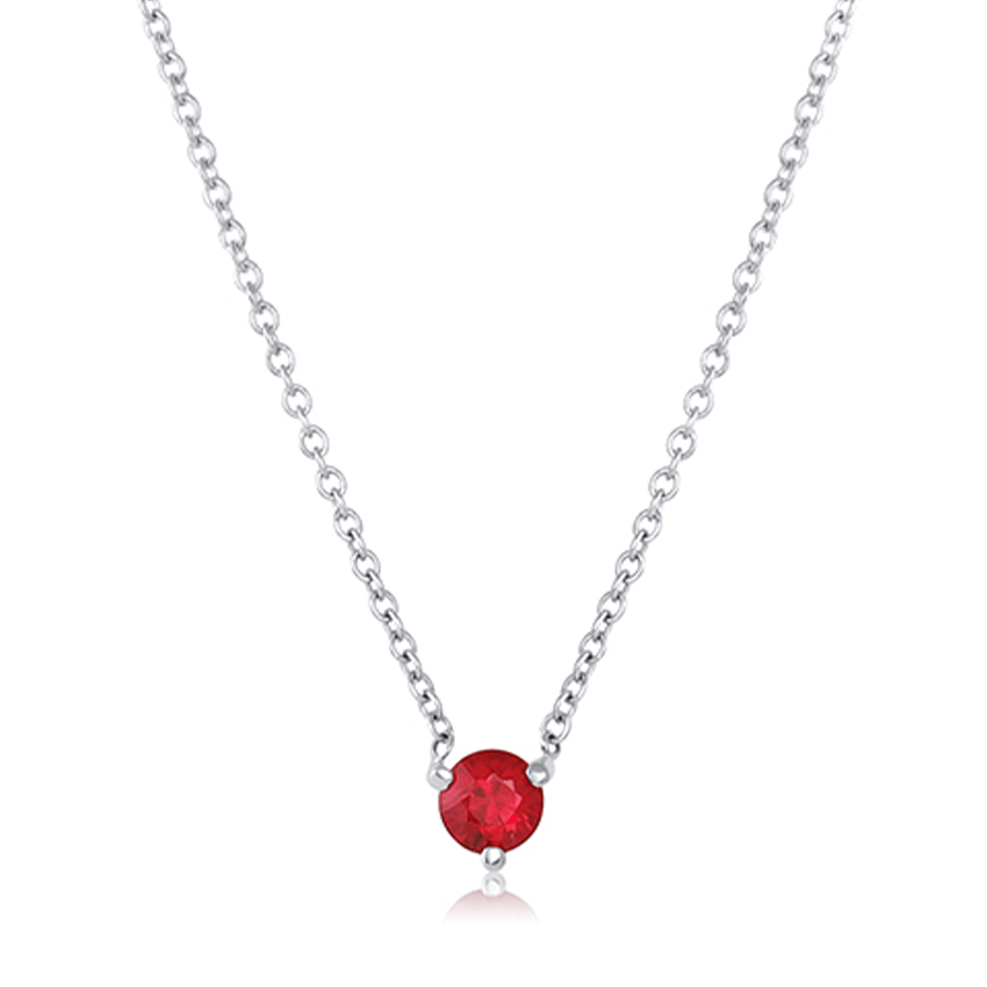 Women | Ruby Sweet Nothings Choker | 14k White Gold