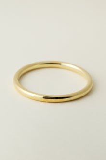 The M Essential Bangle Bracelet | 18Kt Gold Plated Brass
