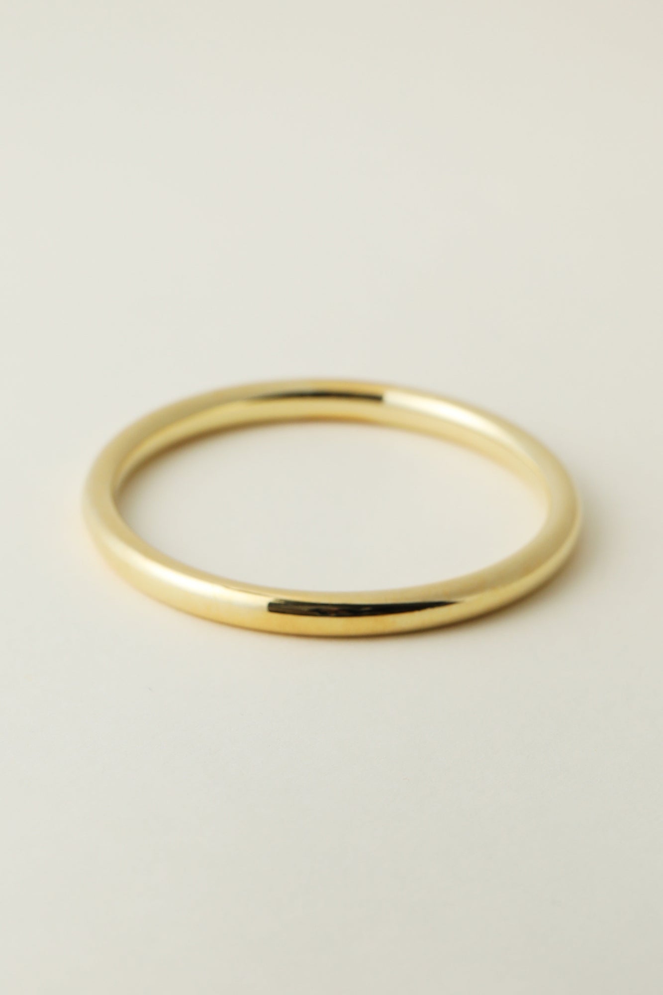 The M Essential Bangle Bracelet | 18Kt Gold Plated Brass