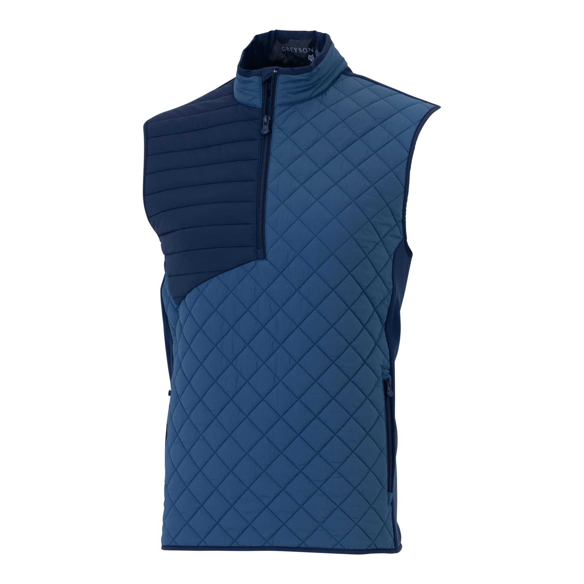 Men | Yukon Half-Zip Hybrid Vest | Maltese Blue/Fjord