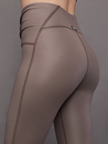 Palma Gloss Legging | Bronzed Pewter