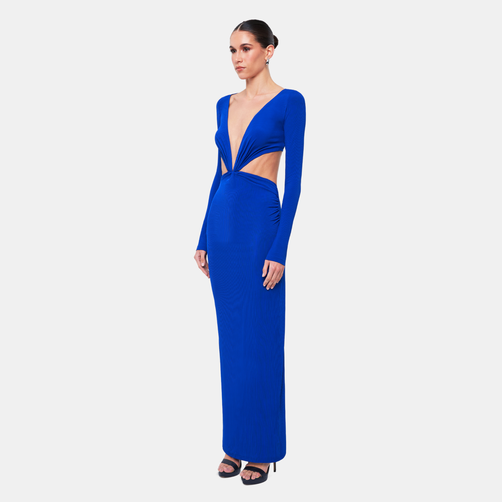 OW Collection MIDNIGHT Maxi Dress Account 218 - Dark Blue