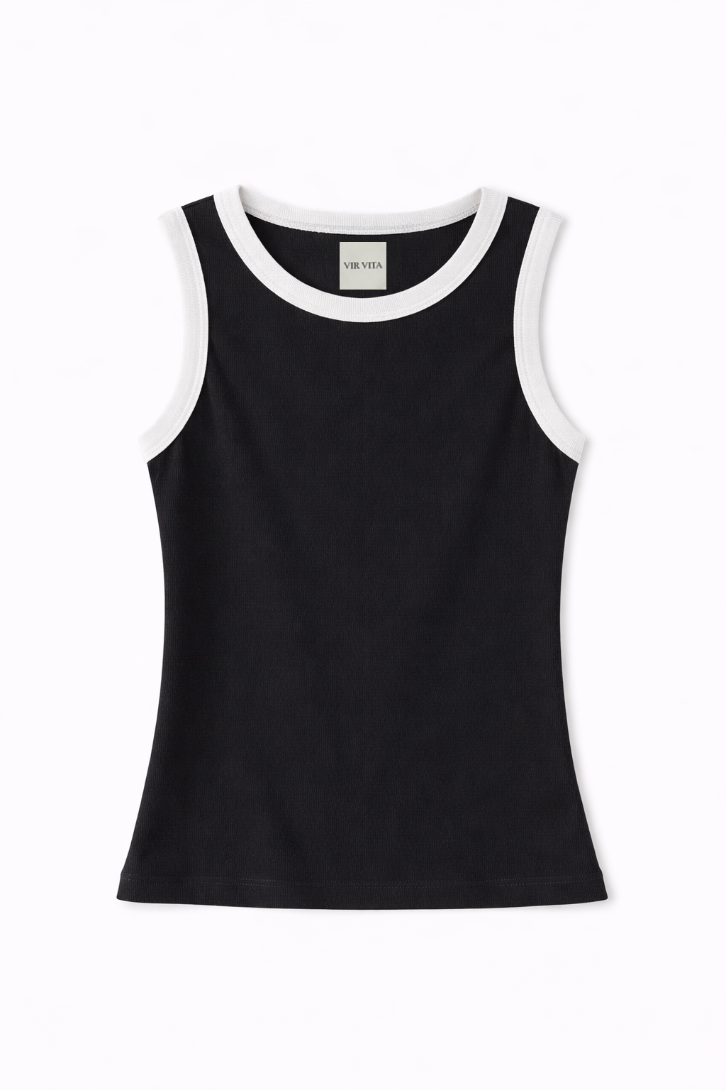 Mila Tank | Black-White