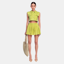 OW Collection MIRA Boxy Vest Top 206 - Moss