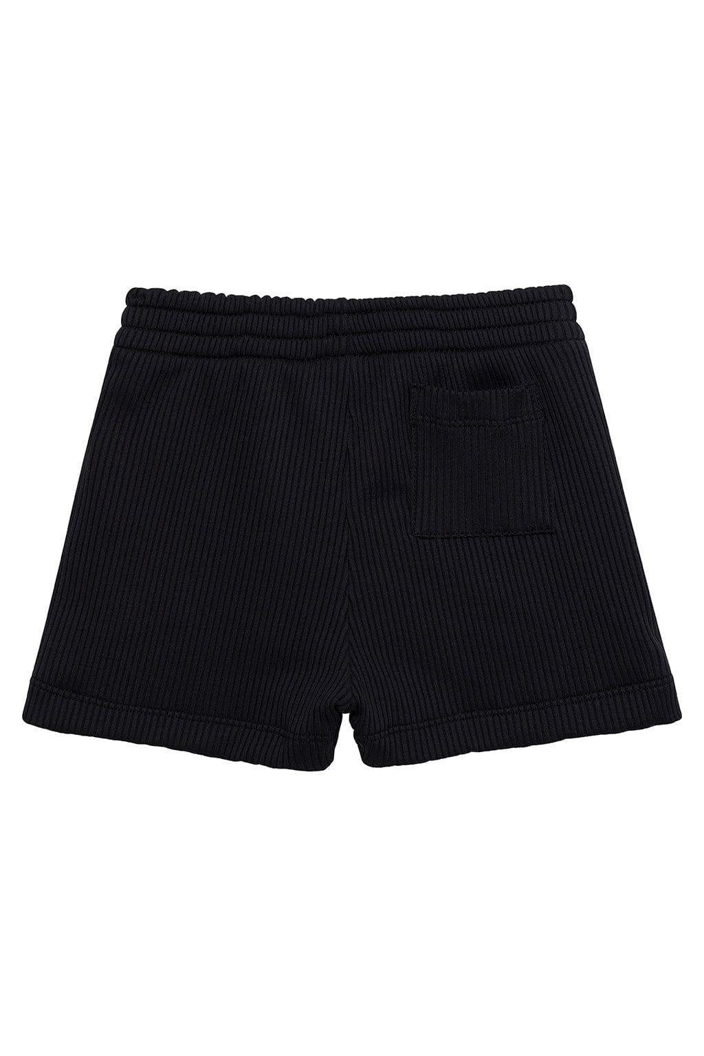 Mini Swim Trunk | Black Rib