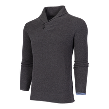Men | Narragansett Shawl Sweater | Dark Grey Heather