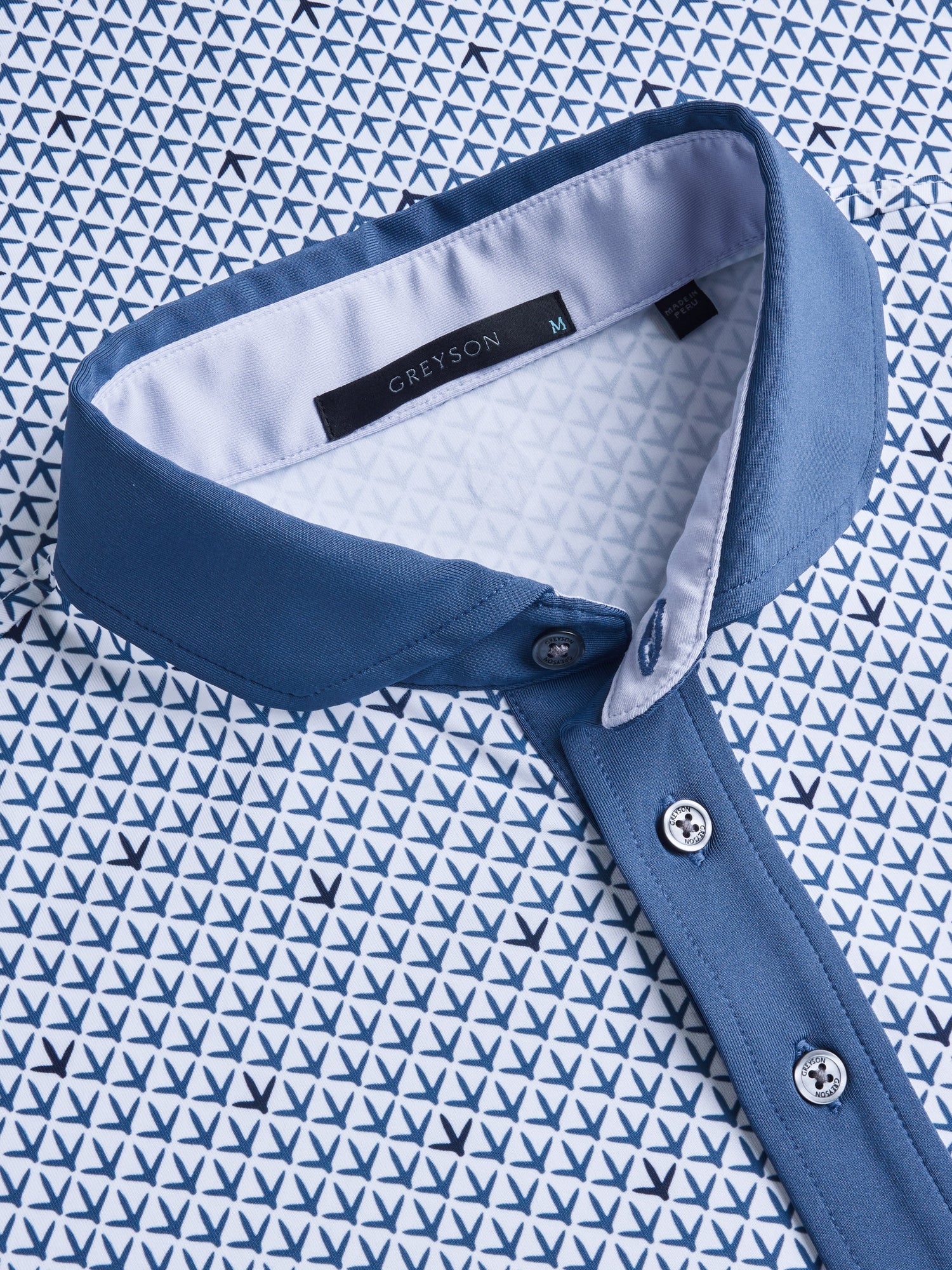 Men | Foot Prints Polo | Falcon