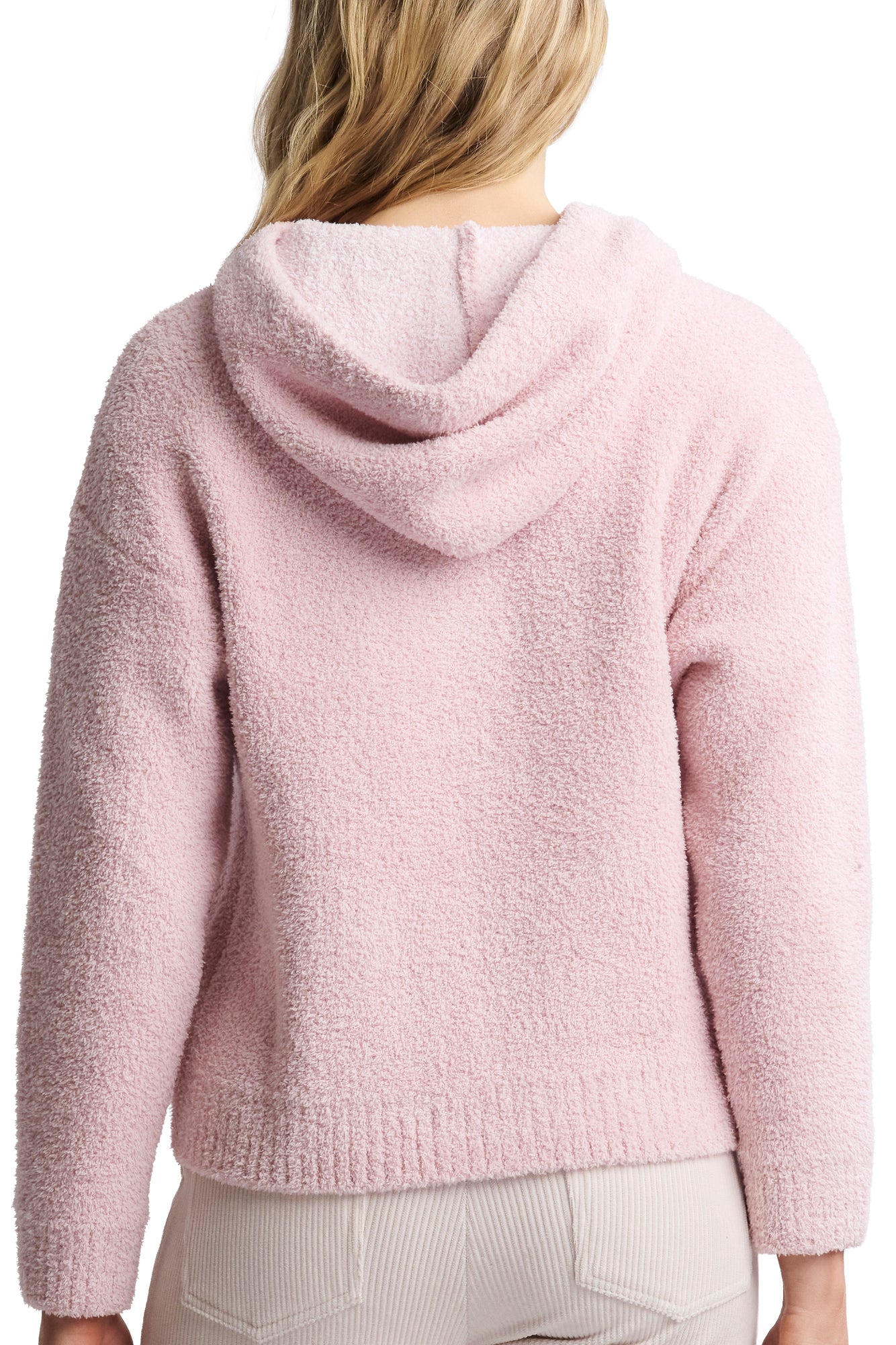 Womens | CozyChic Barbie Hoodie | Dusty Rose/White