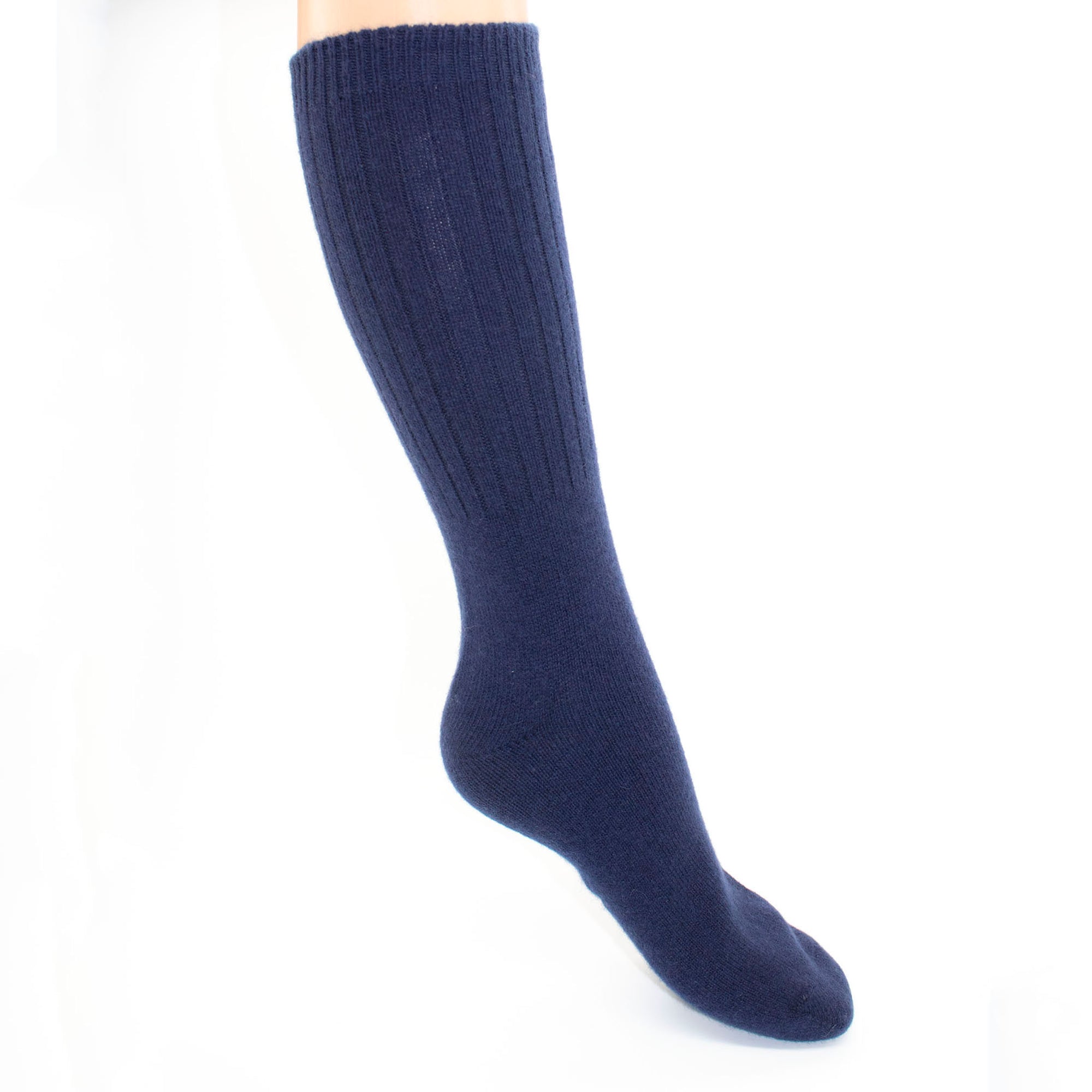 Unisex | Cashmere Blend Ankle Socks | Navy