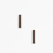 Line Earrings | Silver | Smoky Quartz